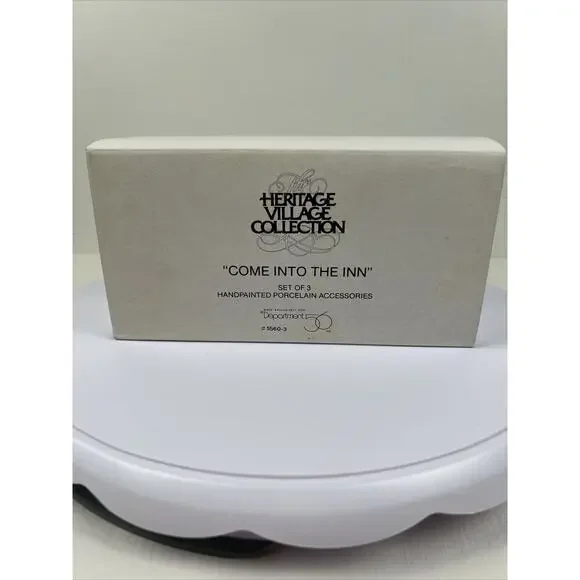 Department 56 Heritage Village Collection Come into The Inn Set of 3 5560-3 - Picture 1 of 3